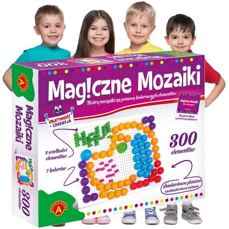 

Magiczne Mozaiki dla Dzieci Alexander Zestaw