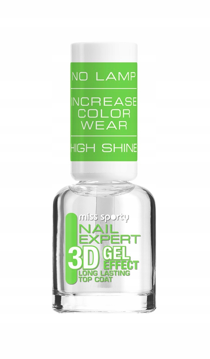 

Miss Sport 3D Gel Effect lakier utwardzający, 8ml