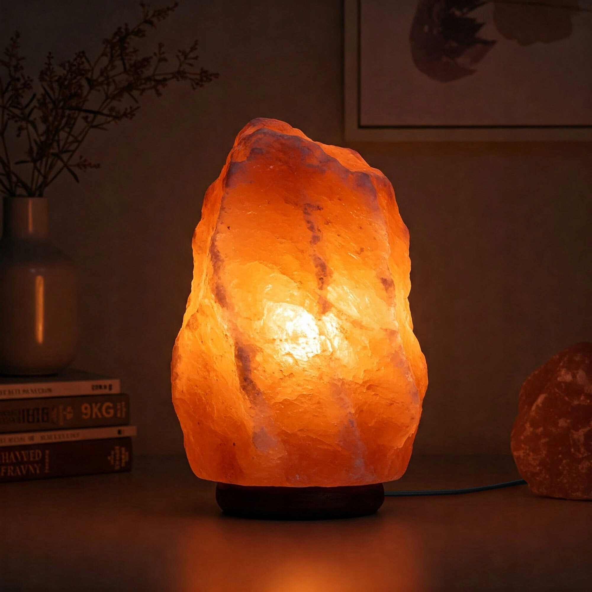 Himalájská Solná Lampa XXL 13-15KG Ionizátor Lampička Přírodní těleso Soli