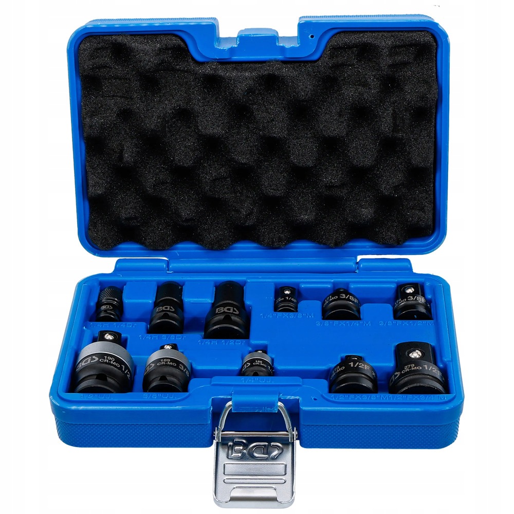 Sada adaptérů a rázových kloubů, pohon 1/4"-3/4", Bgs 25146