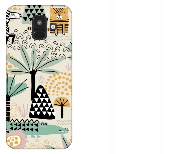 

Etui pokrowiec Samsung Galaxy A6 2018 Wzór tropika