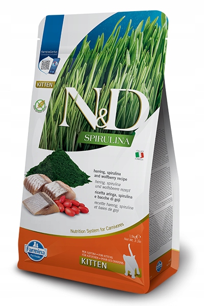 N&d Cat Spirulina Herring Kitten 1,5 Kg