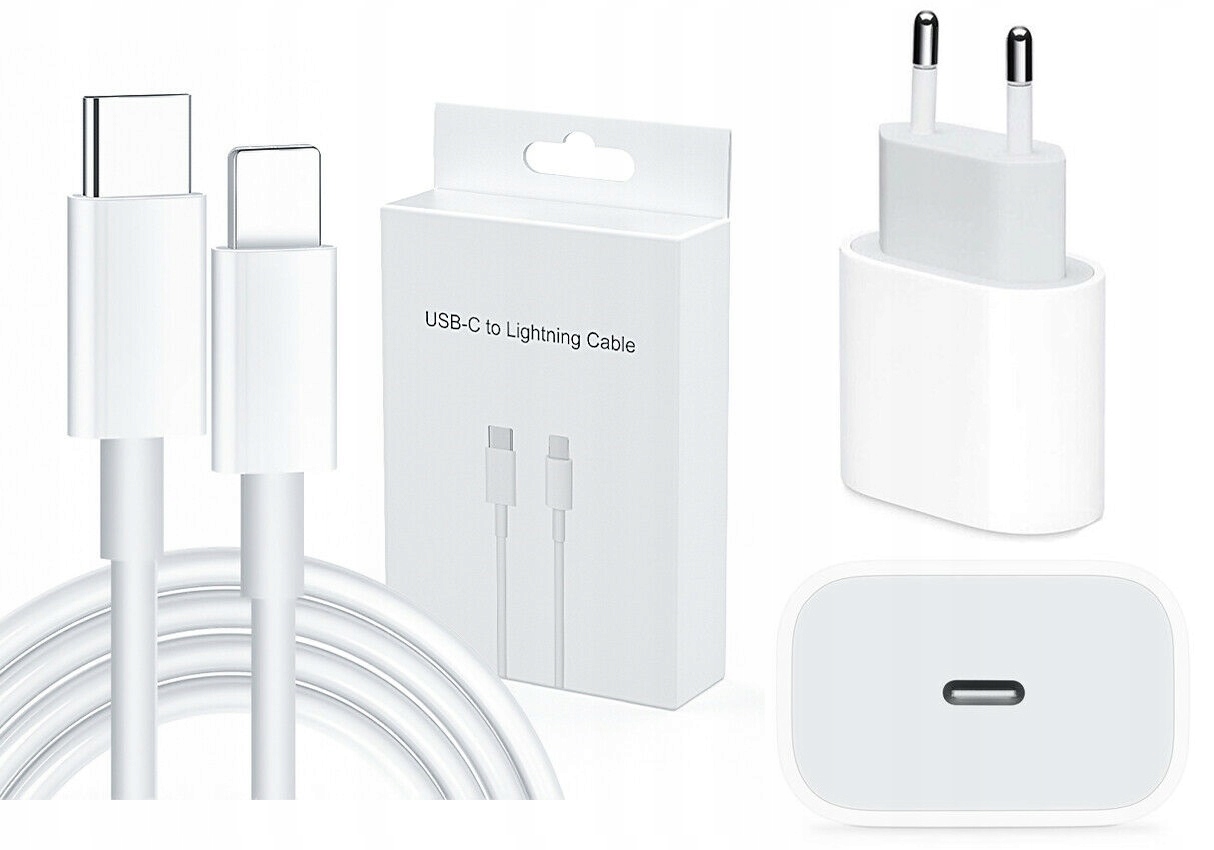 Ładowarka zasilacz USB-C 20W + kabel przewód do iPhone 11 12 13 14 Pro Max EAN (GTIN) 5904610510520