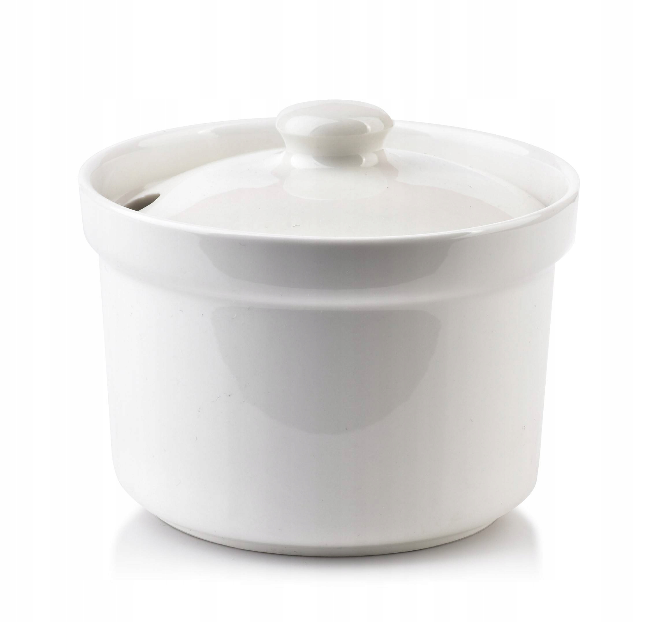 

Cukiernica porcelanowa pojemnik na cukier pokrywka
