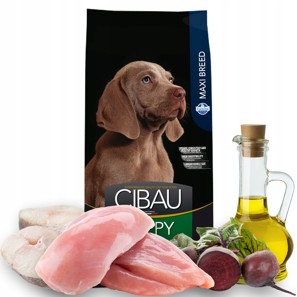 Cibau Maxi Puppy 12kg+2kg (14kg) dla szczeniąt dużych ras