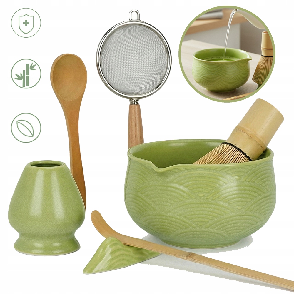 Šlehací metla na matchu, sada 7 kusů na čaj Matcha, sada metel Matcha