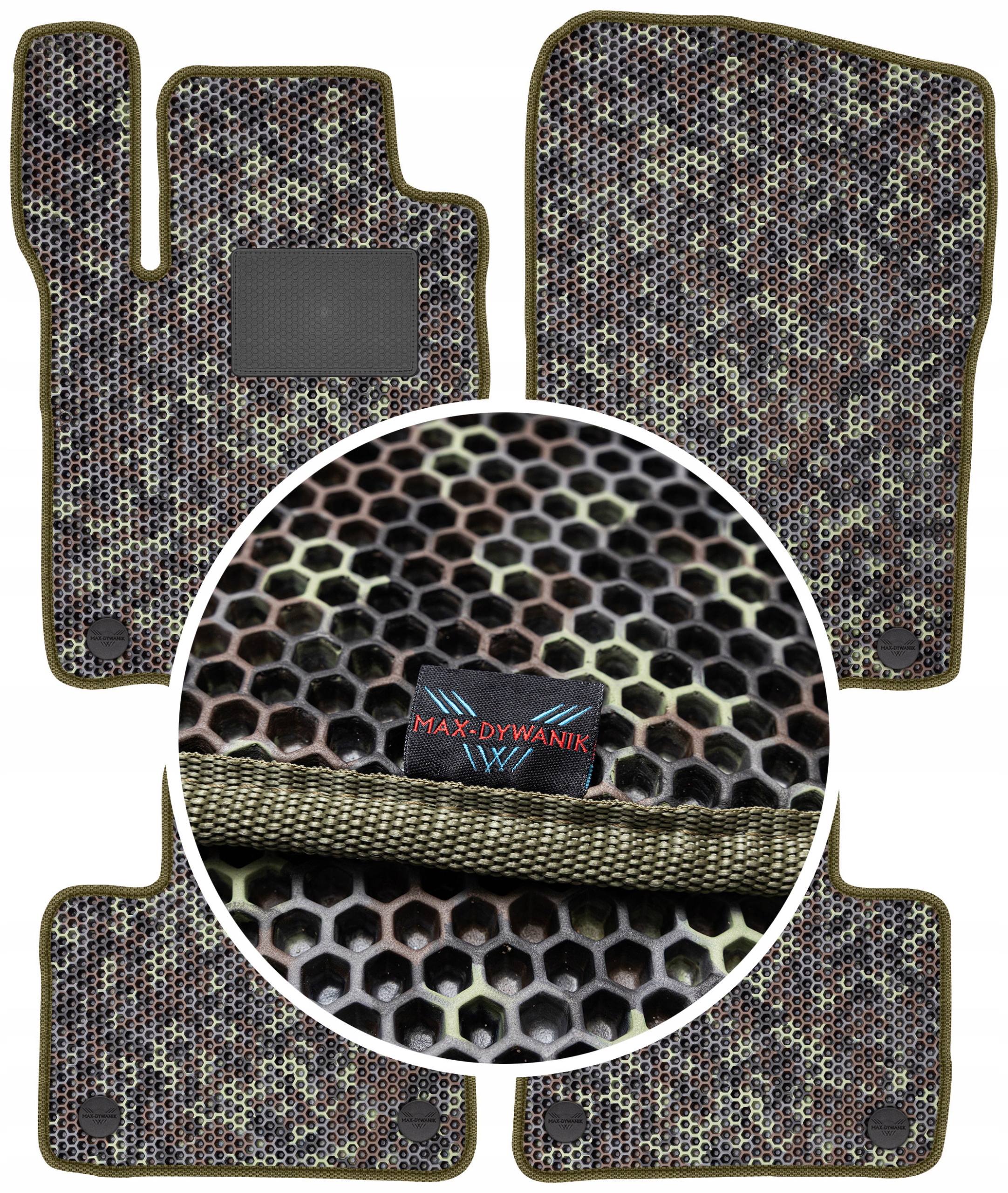 Mercedes Gls 5os 2015-2019 Gumové rohože Eva Moro