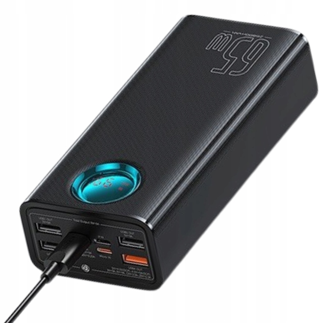 Najpotężniejszy Powerbank Baseus 30000MAH 4 Porty Usb Szybkie Ładowanie 65W