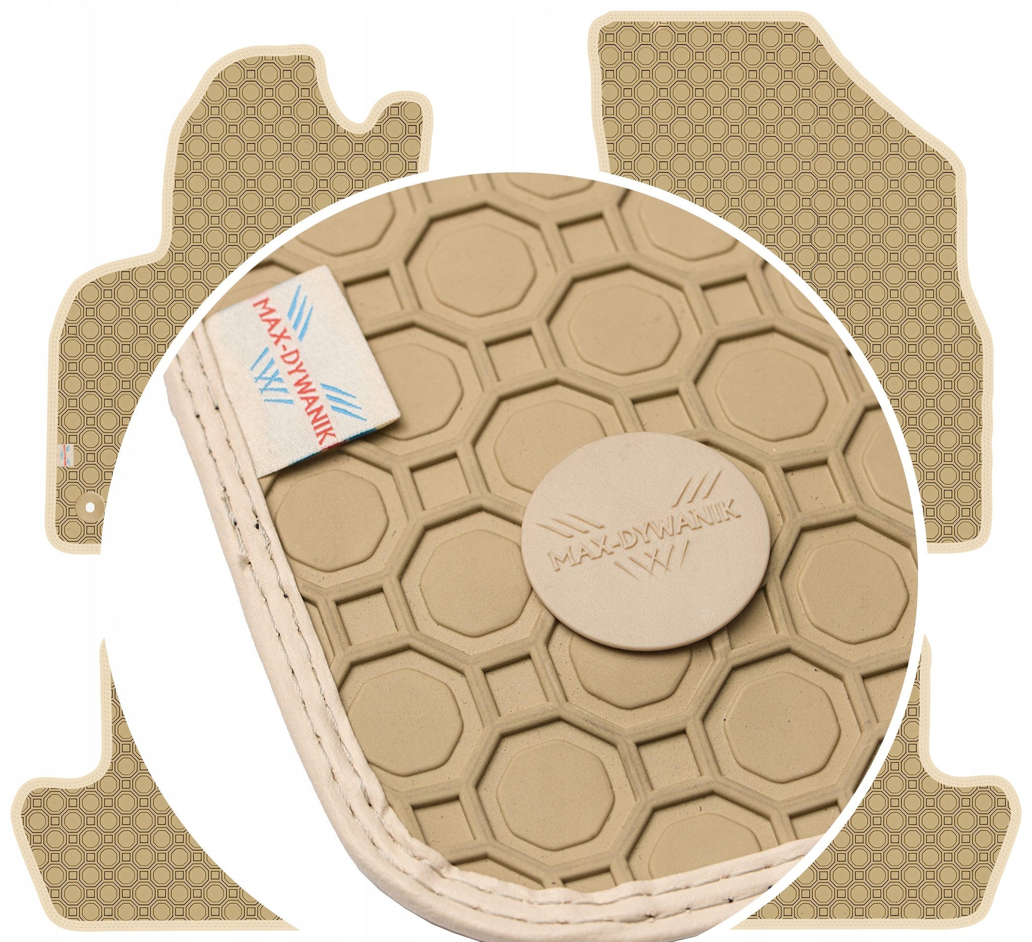 Peugeot 5008 I 5os 2009-2016 Koberce Béžové