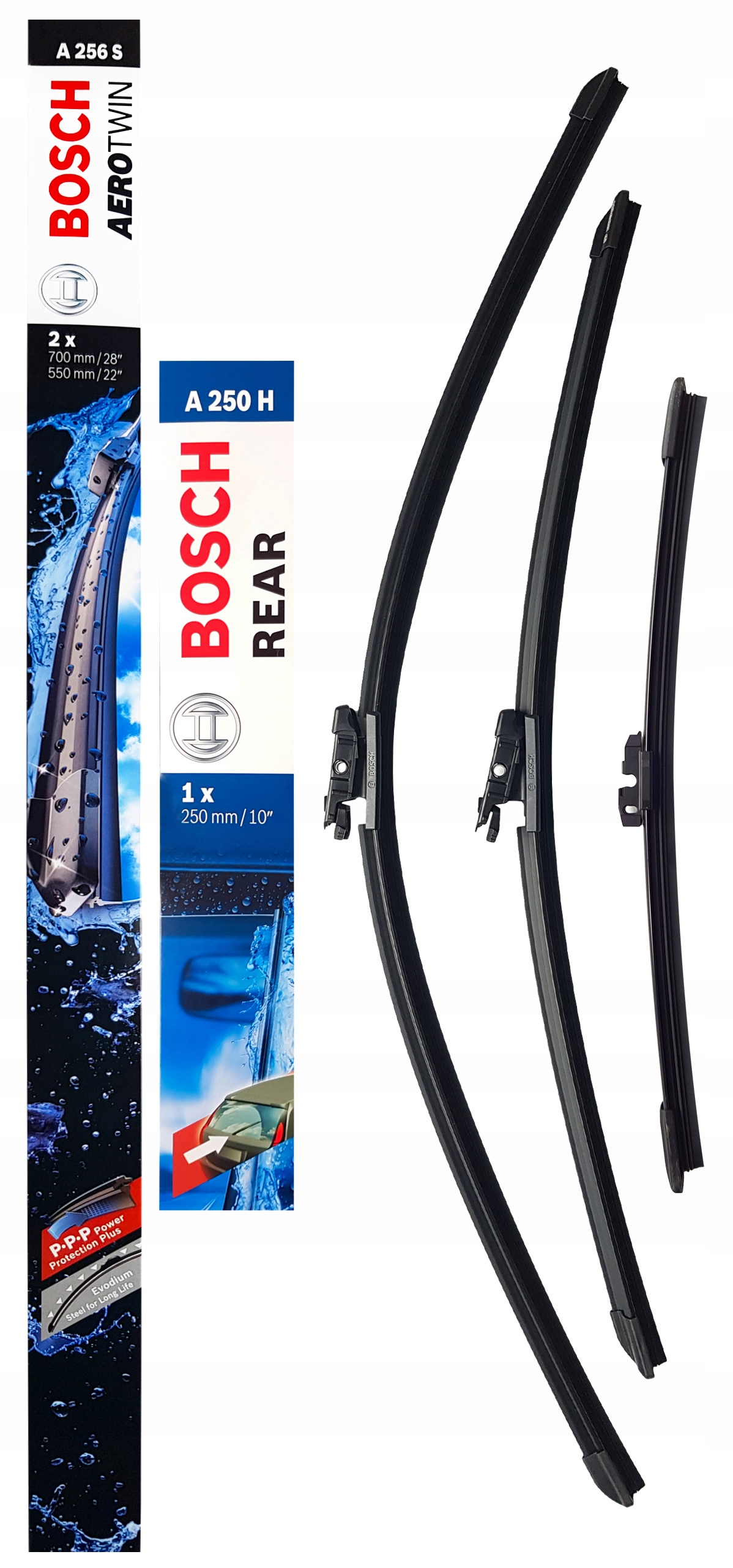

Bosch Wycieraczki Citroen C5 III Break A256S+A250H