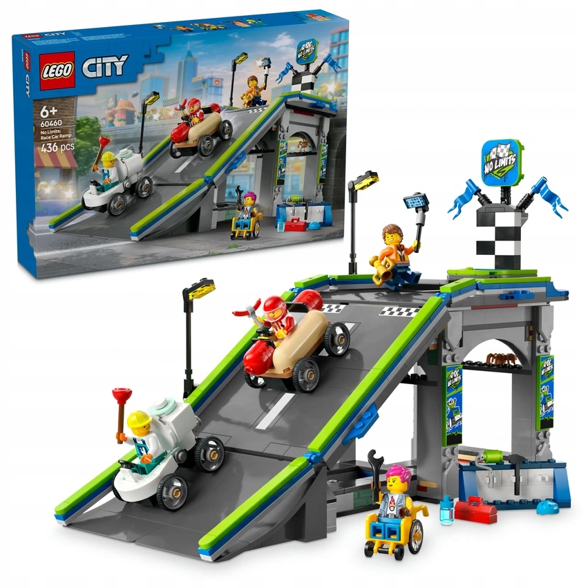 Lego City 60460 Tvoje pravidla: Závodní dráha s rampami