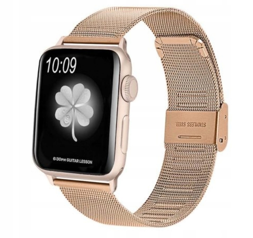 

Bransoleta Pasek metalowy do iWatch Rosegold 44 mm