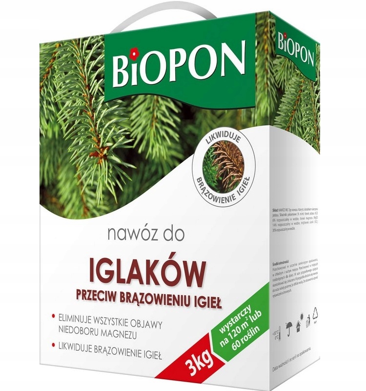 Hnojivo Pro Jehličnany.. Proti Zhnědnutí Jehel 3 Kg