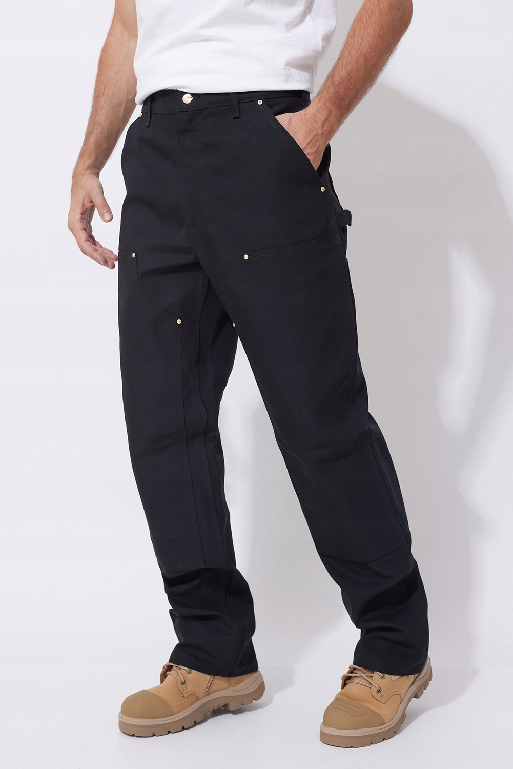 Kalhoty Carhartt Firm Duck Double Front Work Dungaree