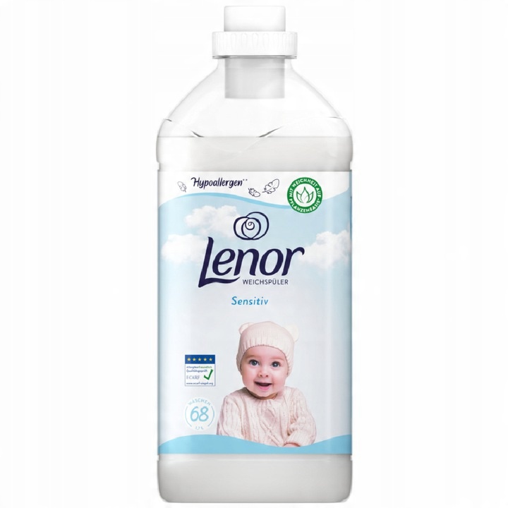 

Płyn do płukania Lenor 1,7 l 68 prań Sensitive De