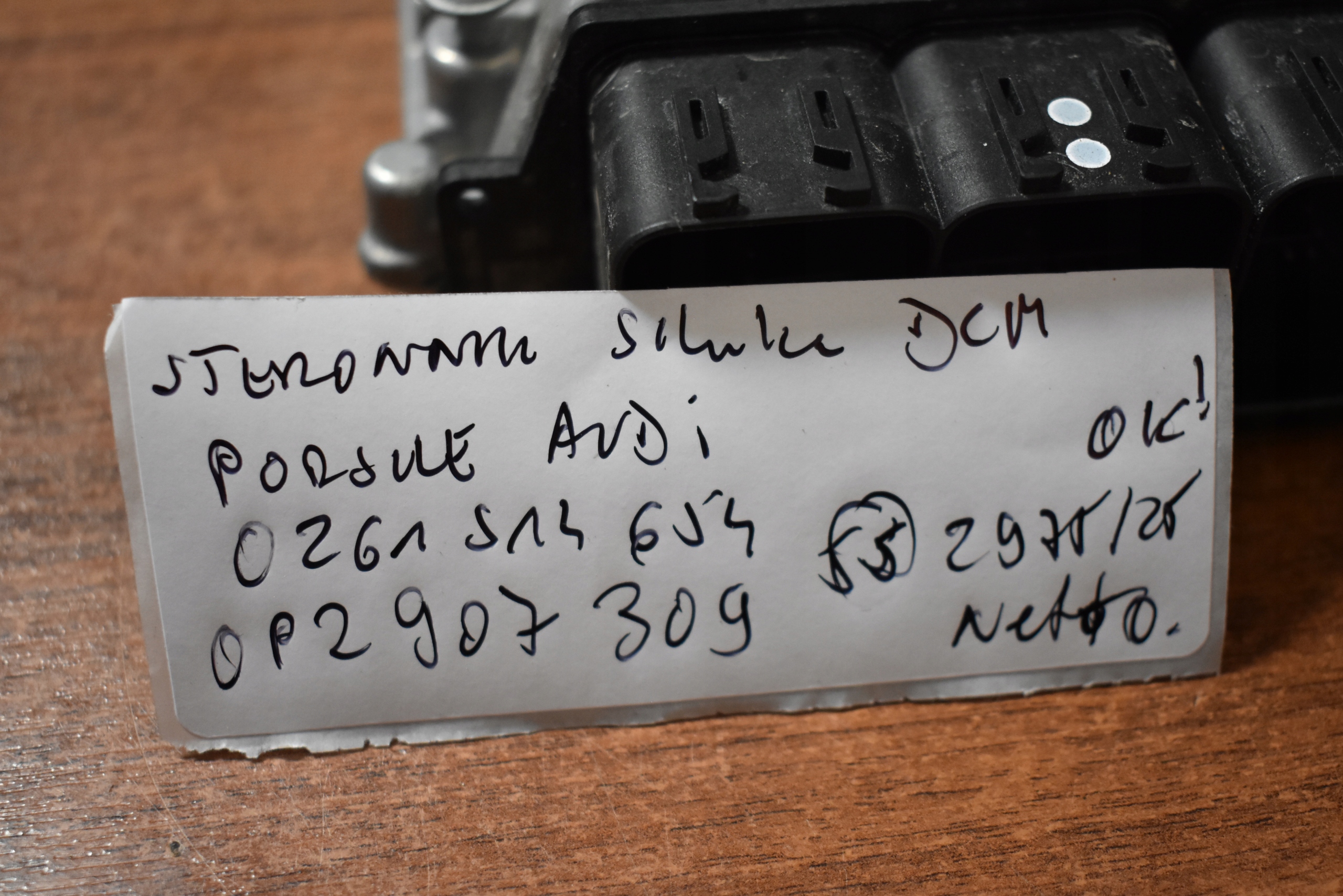 IDEALNY control unit ECU of the engine DCM PORSCHE AUDI 1 9