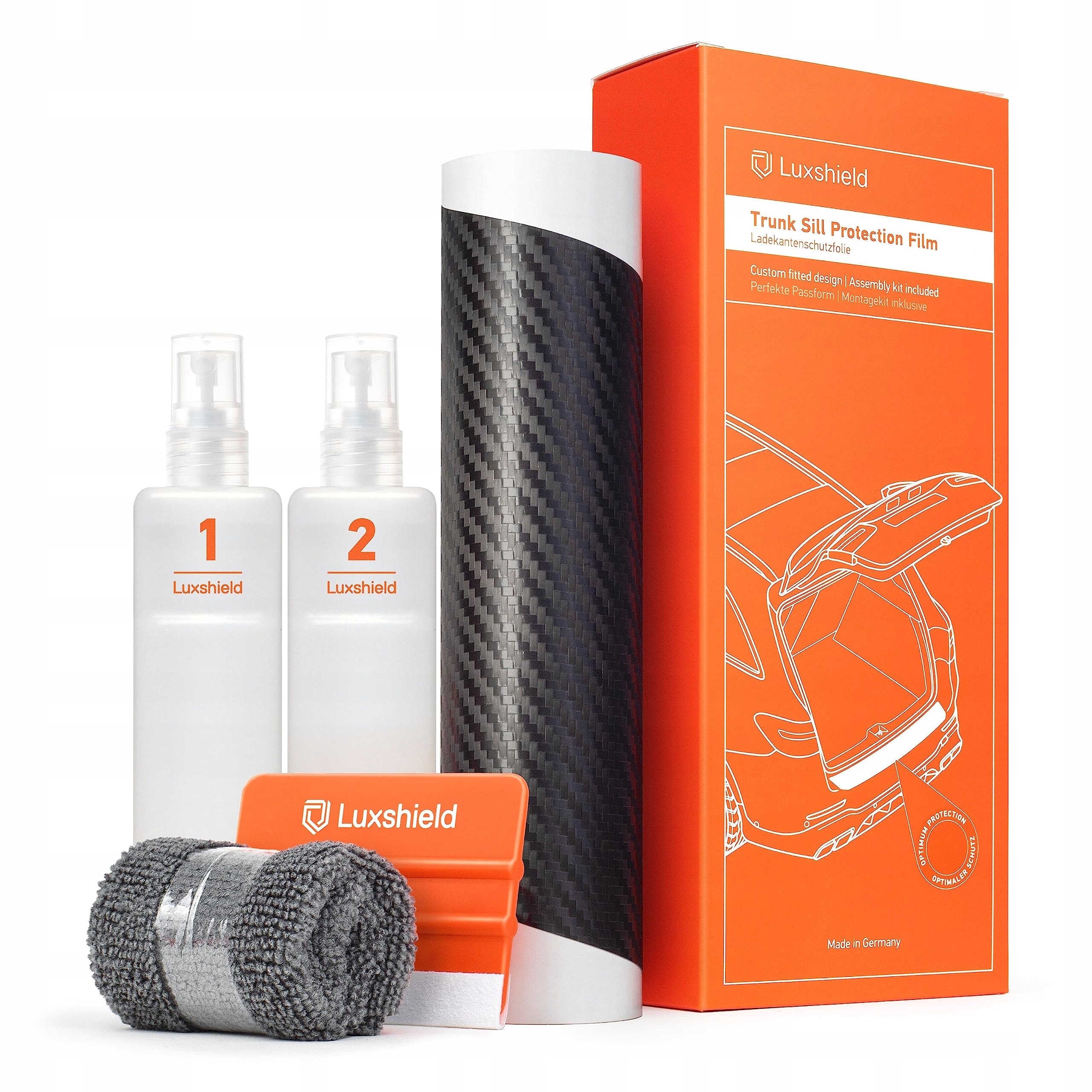 Luxshield Folia ochronna progu bagażnika do Skoda