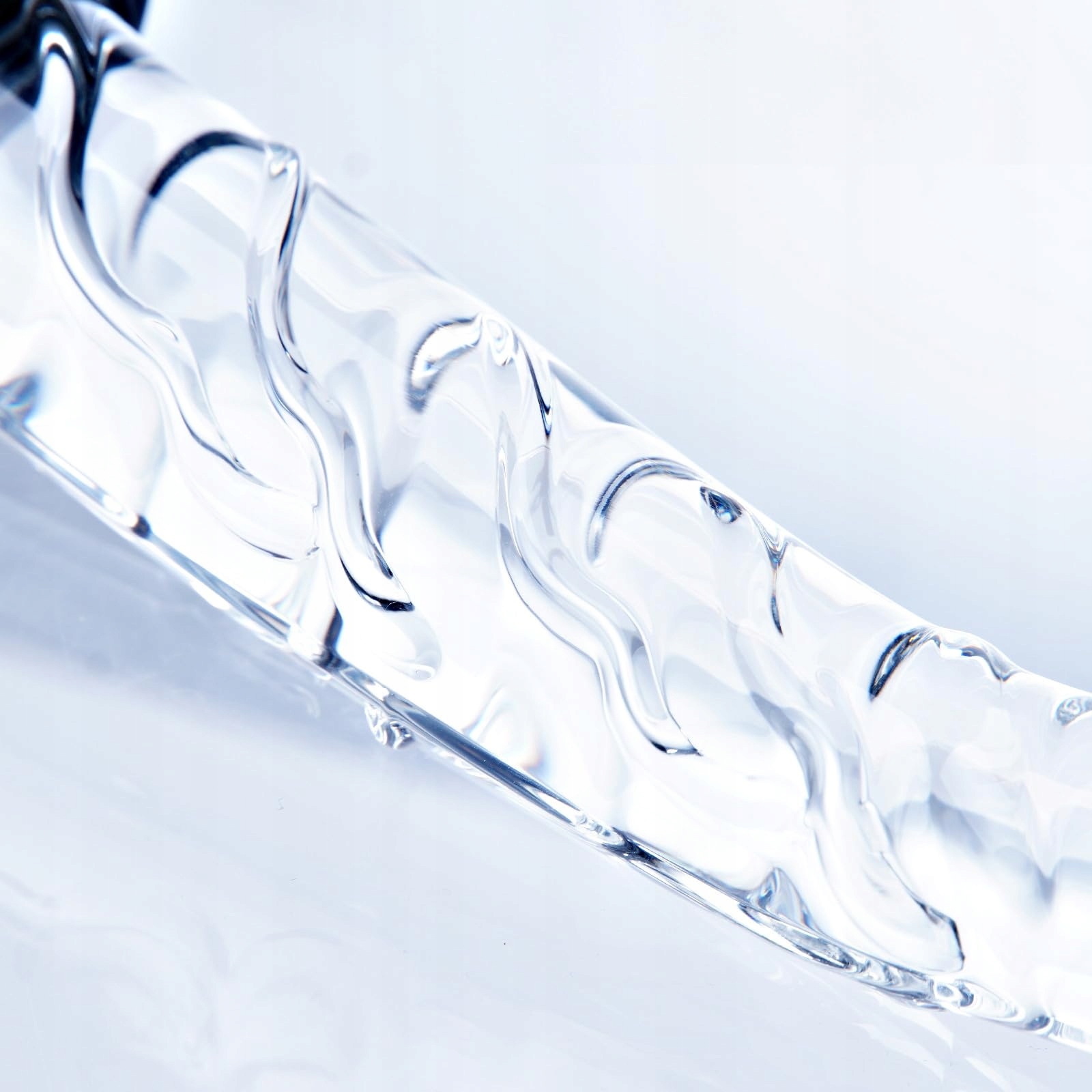 GLASDILDO Realistyczny Dildo 21 cm z Silikonową Przyssawką dla Par — miniatura 3
