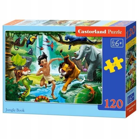 

Puzzle 120 el. Księga dżungli Castorland