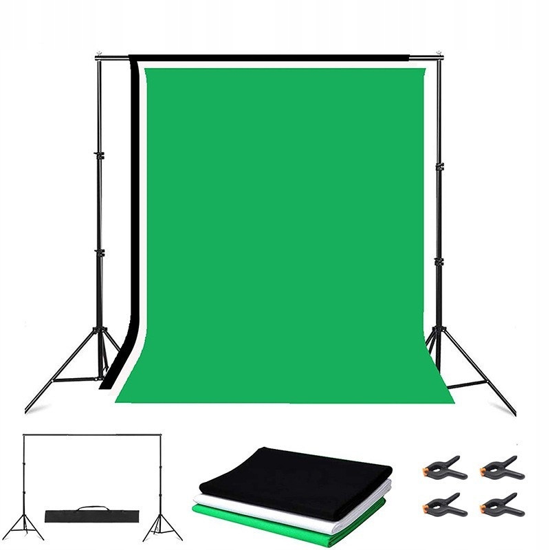 Fotopozadí 3x plátno se stojanem