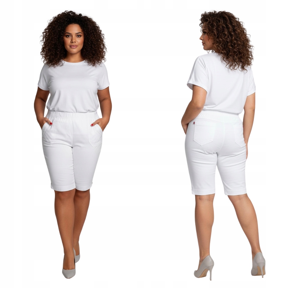 Bermudy Cevlar délka ke kolenům barva bílá velikost 42