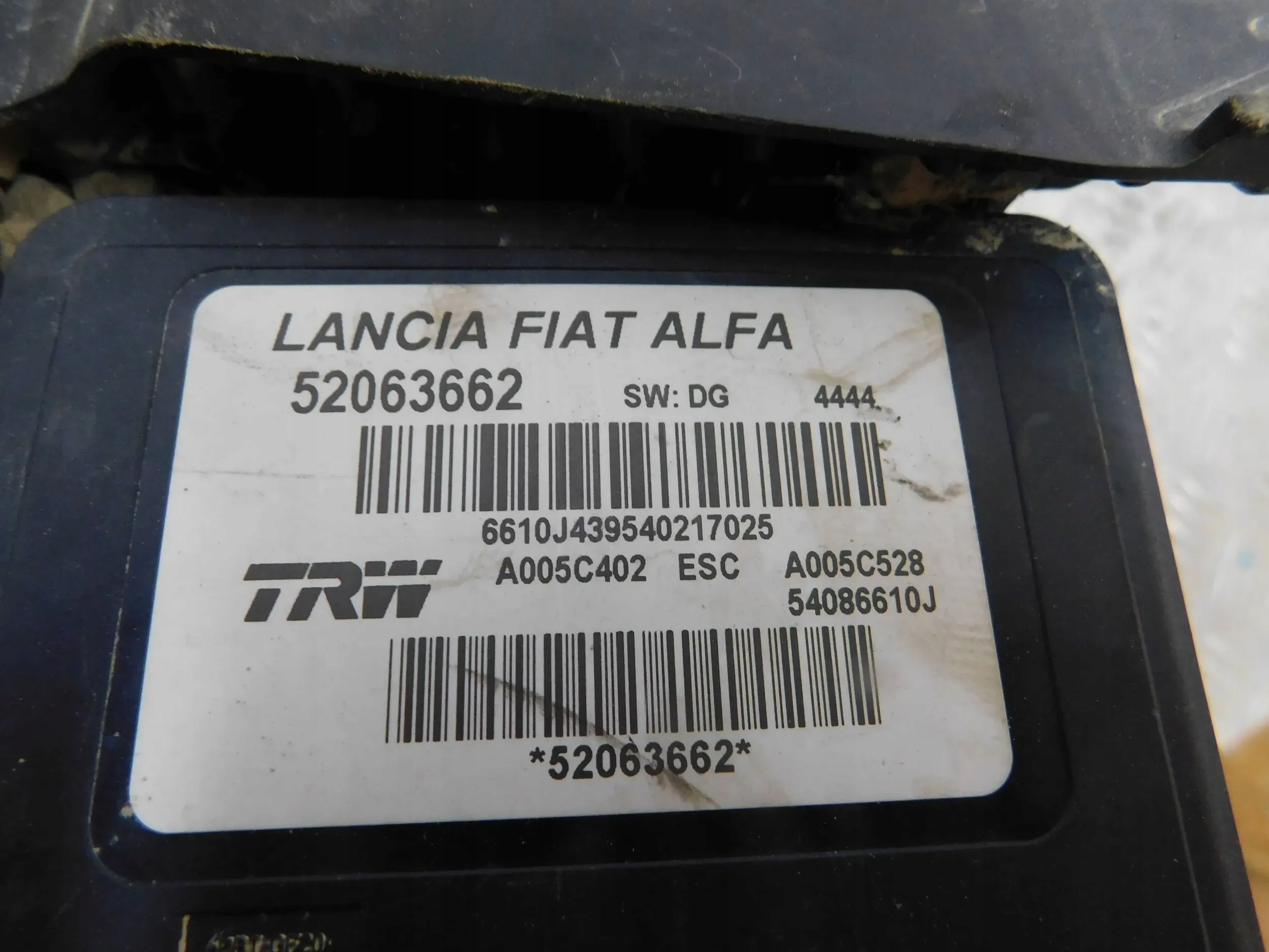 Pompa ABS FIAT 500L 52063662