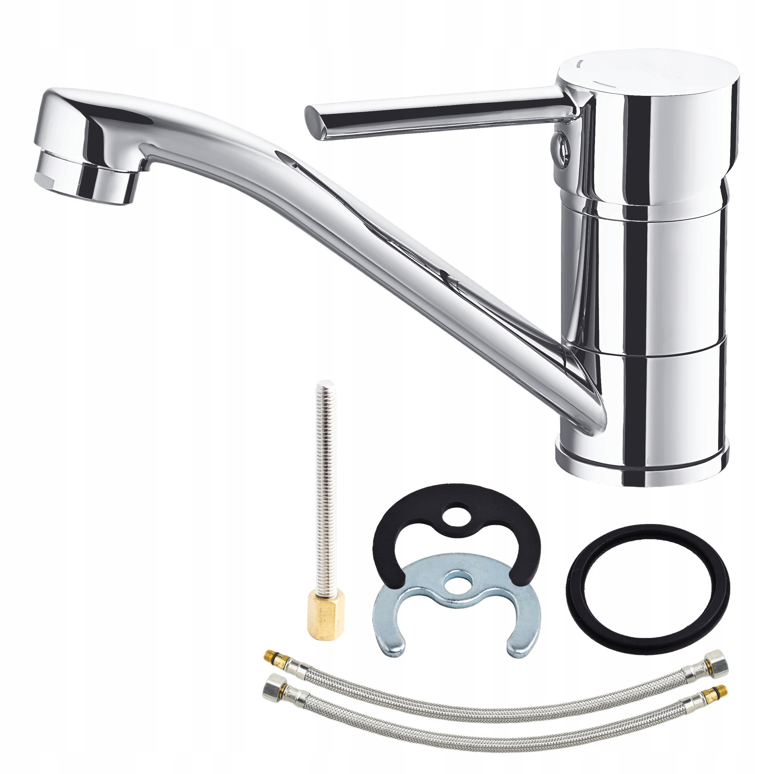 Umyvadlová stojánková koupelnová baterie s pohyblivým výtokové ramínko UNI-SSRBK-14259211