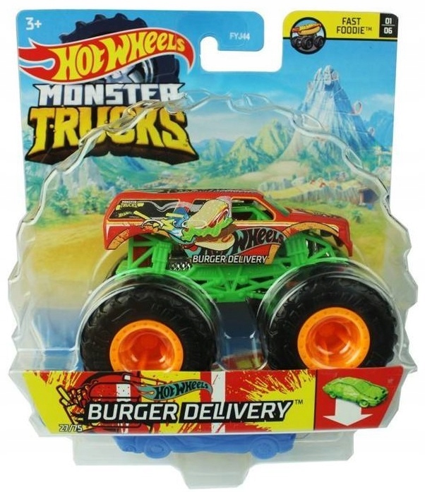 

Autko Burger Delivery Monster Trucks Hot Wheels