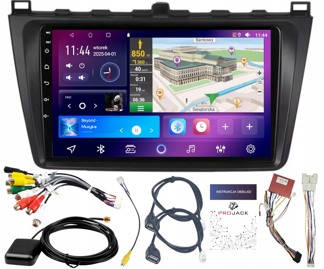 Autorádio Carplay Mazda 6 II 2008-2013 Bt Wifi Android 4GB 64GB