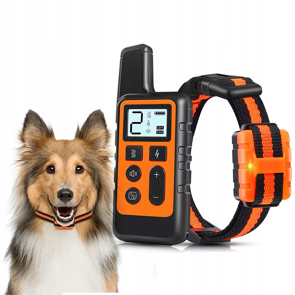 Levně Elektrický Výcvikový Obojek Pro Psa Treser 500 M S Dálkovým Ovládáním, Voděodolný