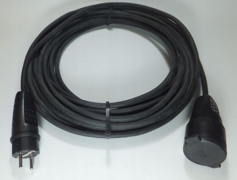 Przedłużacz do kampera przyczepy 10m 3x2,5 Schuko