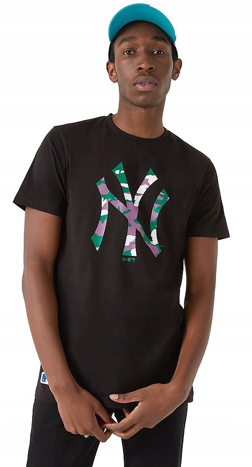 

T-shirt New Era Camo Mlb New York Yankees - Black