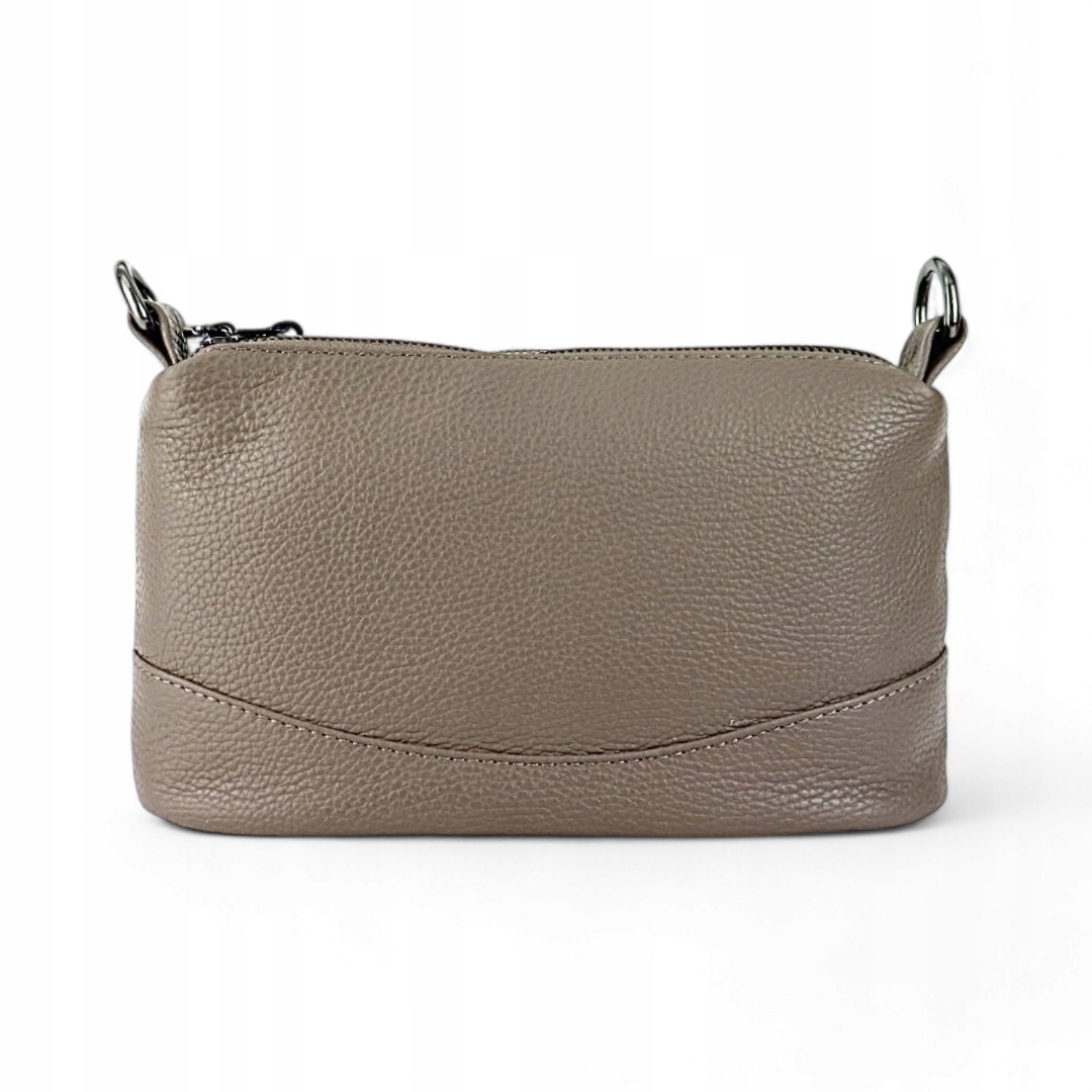 Lícová kabelka z přírodní kůže Oasi Cappuccino