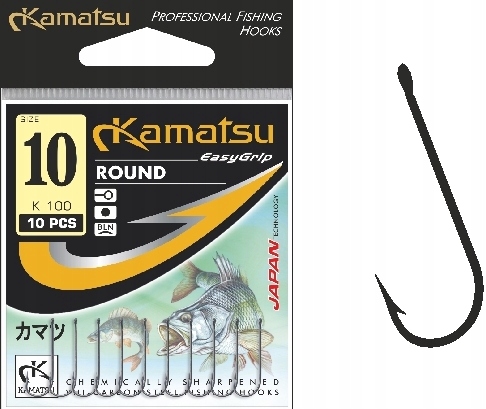 

Haczyki Konger Kamatsu Round Roz. 2 Blno