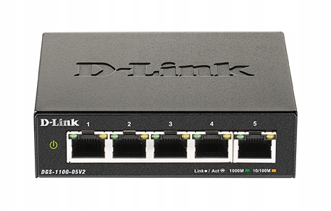 D-Link DGS-1100-05V2 Easy Smart Switch 10/ 100/ 1000 DGS-1100-05V2/E