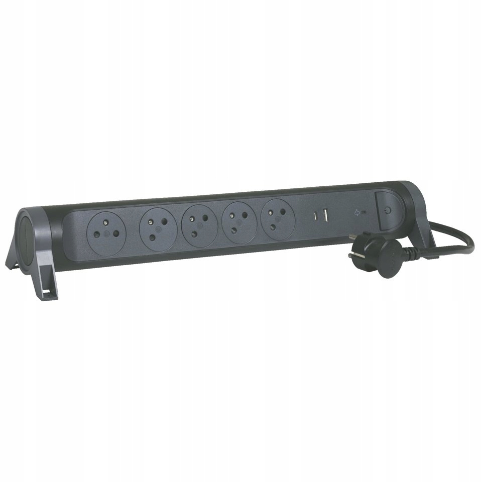 Predlžovací Kábel s Usb 5X2P+Z Čierny Legrand 049429