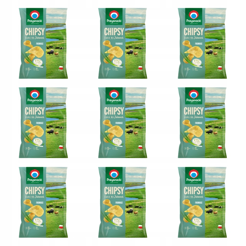 Przysnacki chipsy Louka na Žulavě s příchutí fromage 130 g X9