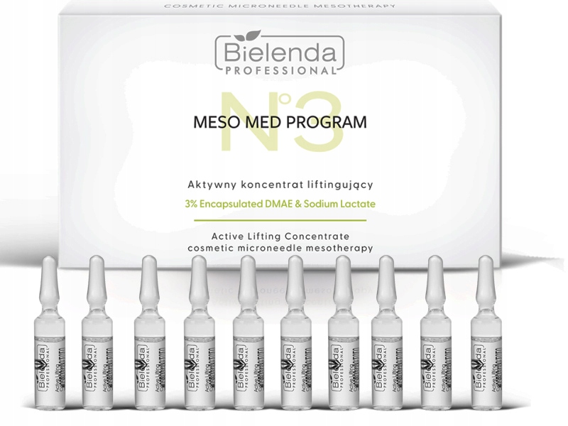 Bielenda Aktywny Koncentrat Liftingujący Z 3% Enkapsułkowanym Dmae 10x3ml