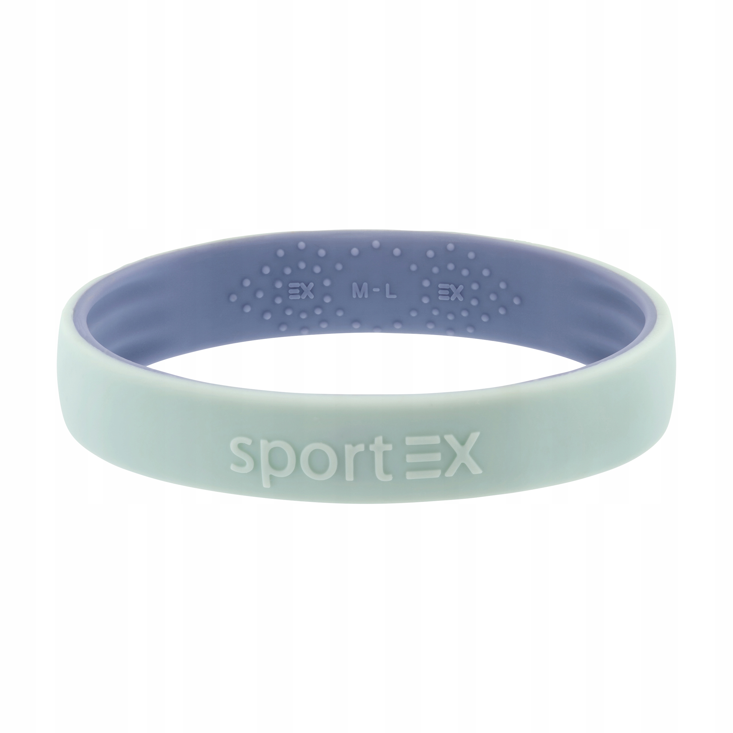 SportEX Elastický náramek Mátově modrý Fitness