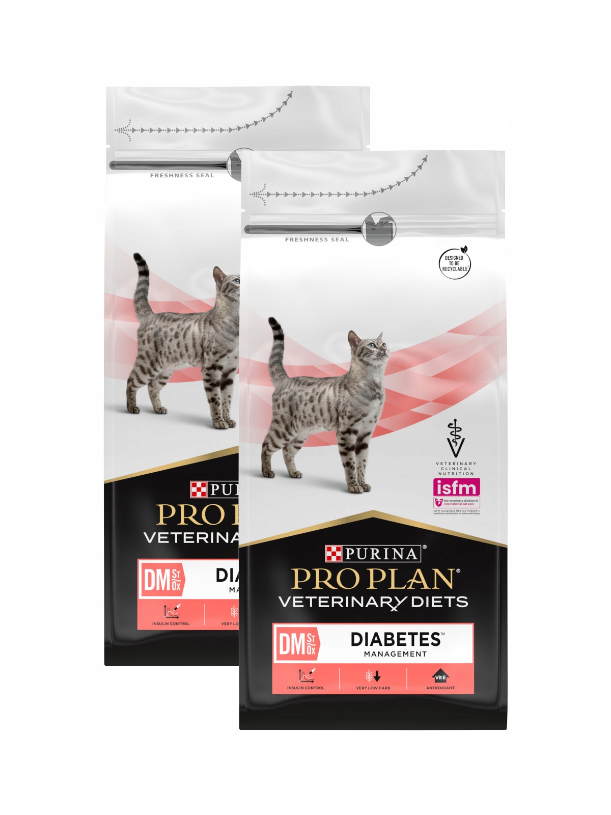 Levně Suché krmivo pro kočky s diabetem Purina Pro Plan DM 2x1,5 kg