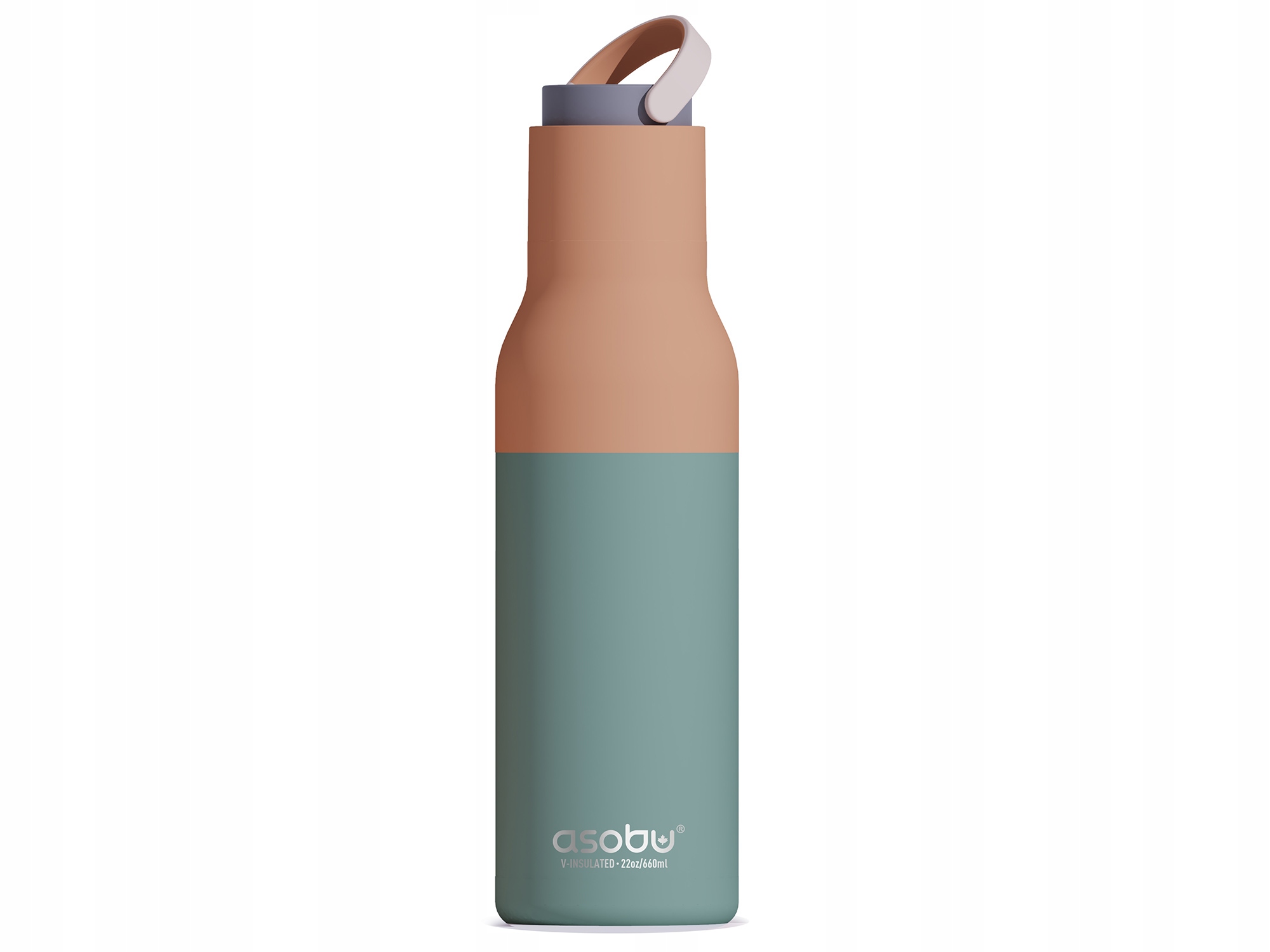 Asobu Metro Termoláhev 650 ml Pastel Green Keramika