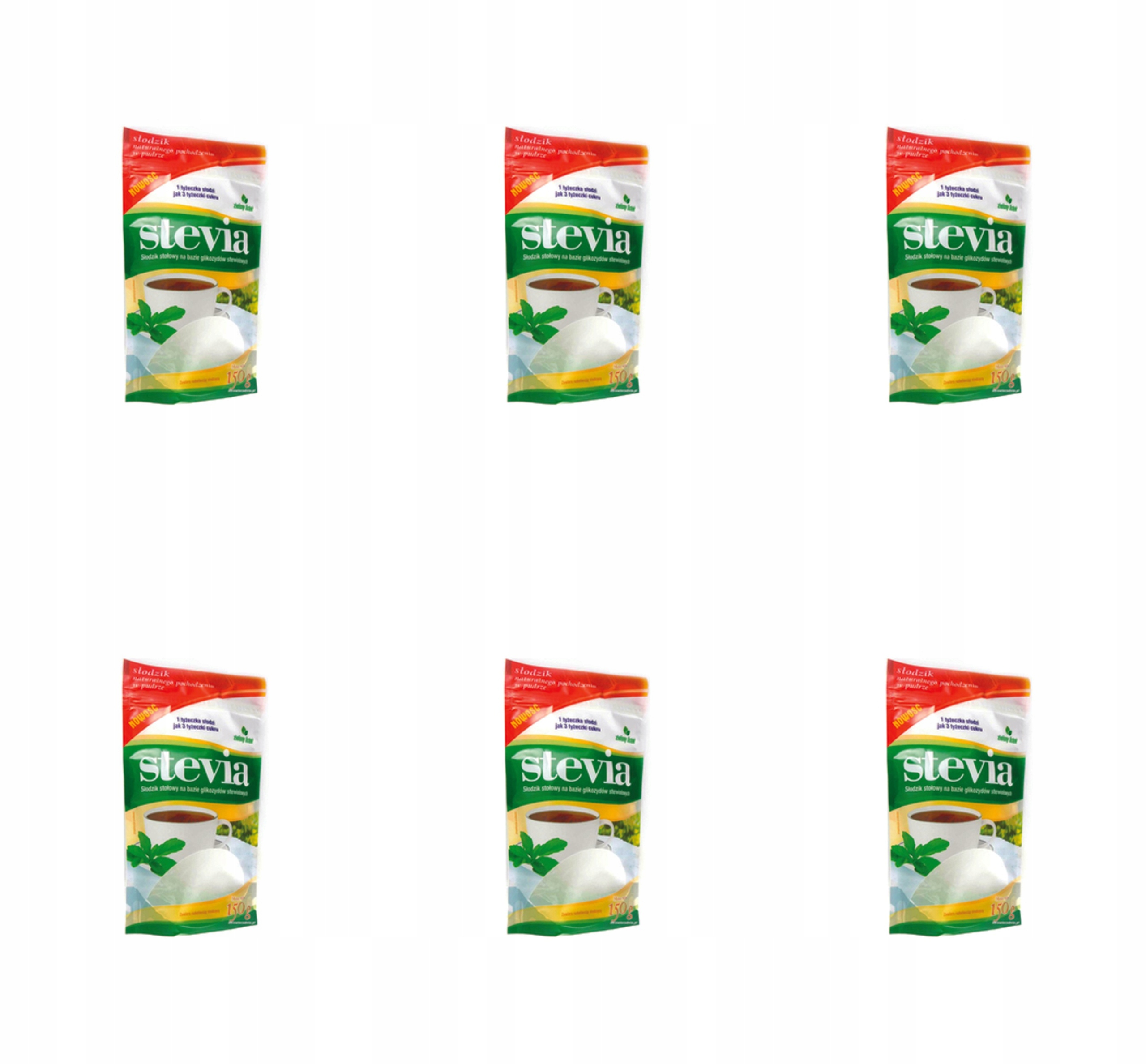Zielony Listek Stevia 150 g doypack X6