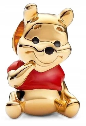 Charms Pandora medvídek Pú Disney 762212C01 Zlatý