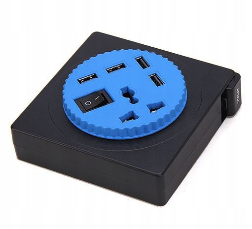 WIELOFUNKCYJNA MULTISTACJA ŁADUJĄCA GNIAZDKA 4xUSB Marka Inna