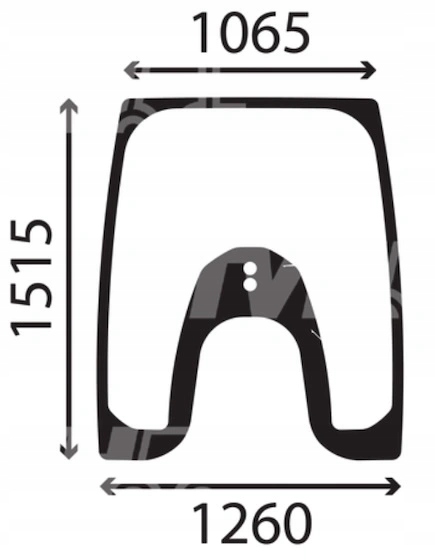 čelní tažné sklo Valtra ACV0197010