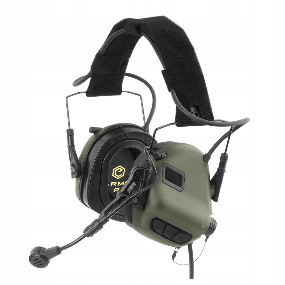 Aktivní chrániče sluchu Earmor M32 taktické střelecké Foliage Green