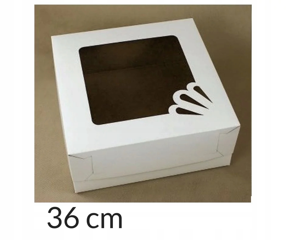 

Opakowanie 36x36x15 cm Białe pudełko