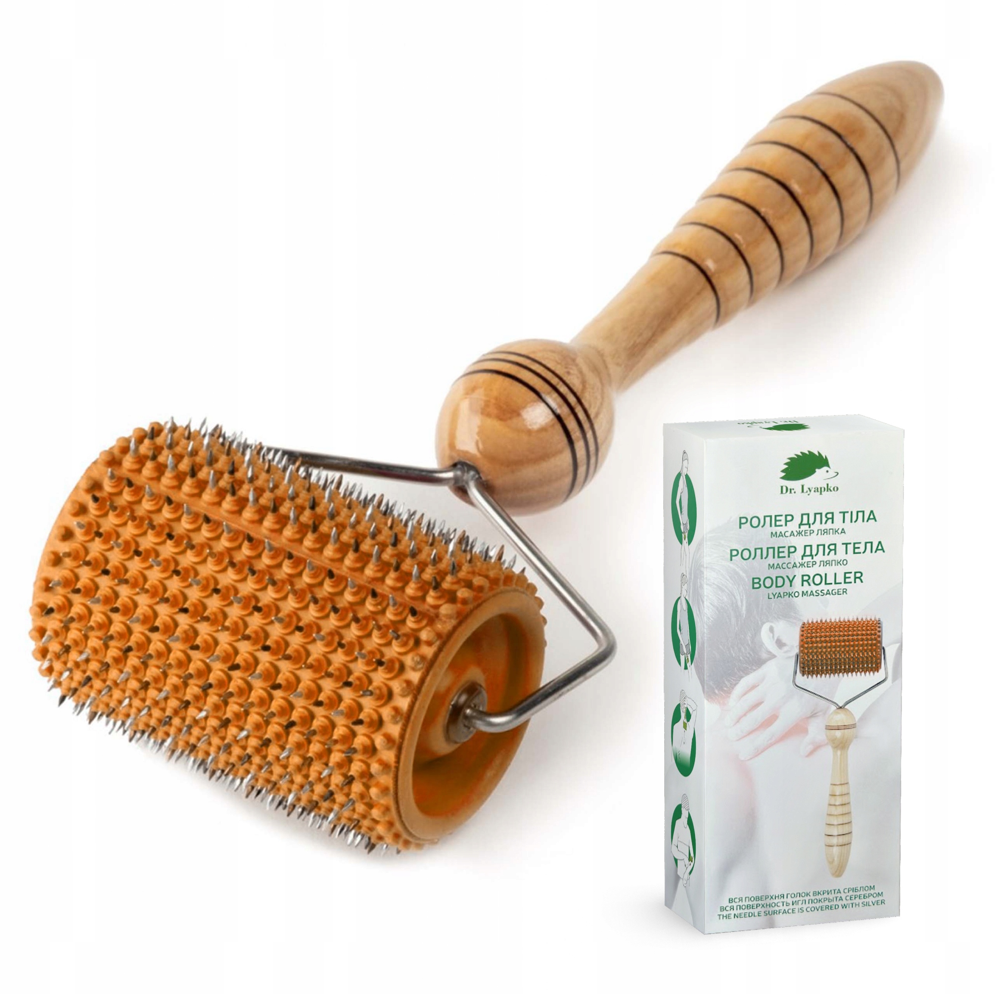 Aplikator Wieloigłowy Wałek Lyapko Masażer Liftingujący Bez Niklu 3,5 MM