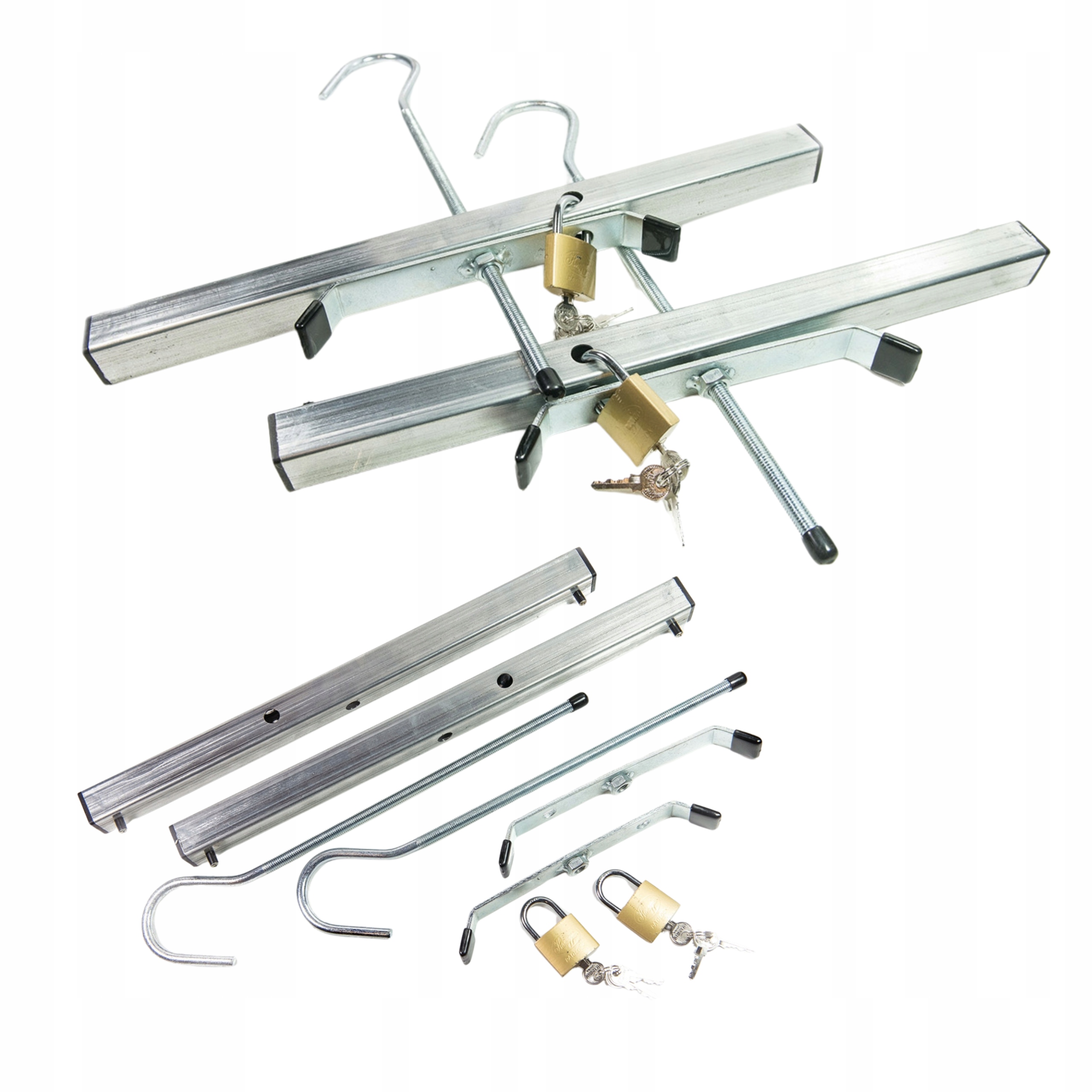 Připevnění žebříku k zavazadlovému prostoru během přepravy visacího zámku