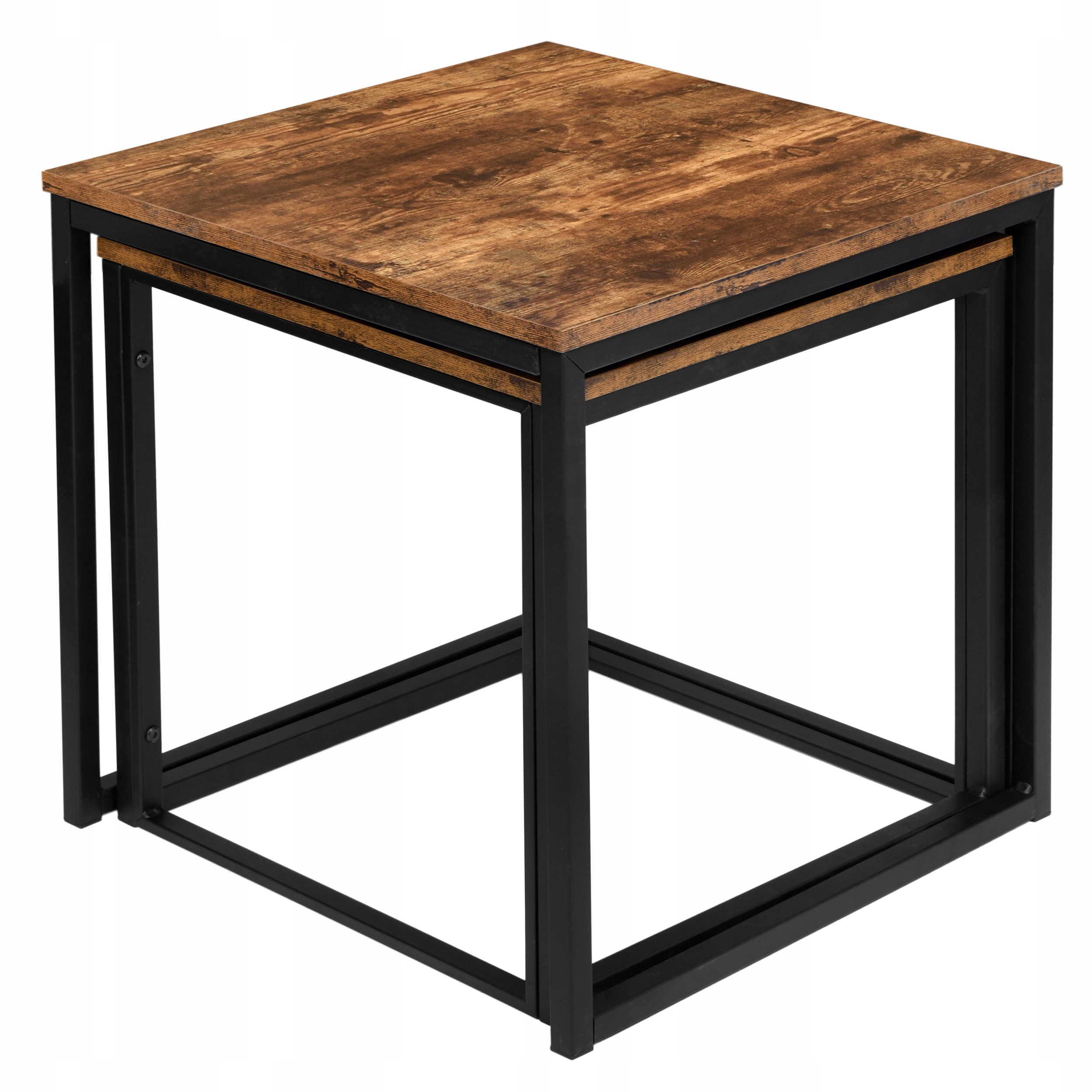 STOLIK KAWOWY ŁAWA STÓŁ ZESTAW STOLIKÓW 2w1 LOFT INDUSTRIAL STOLIKI KAWOWE Marka LoftInspired